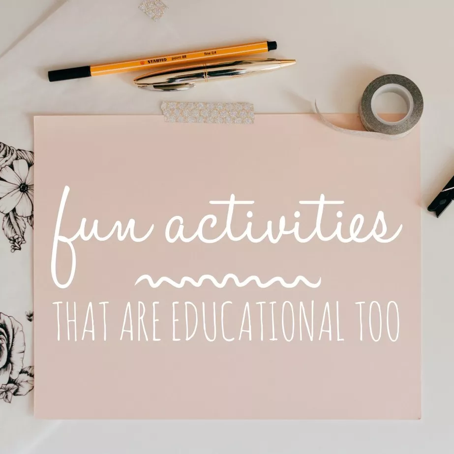 Fun activities for kids that are educational too