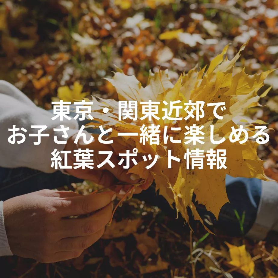 東京・関東近郊でお子さんと一緒に楽しめる紅葉スポット情報