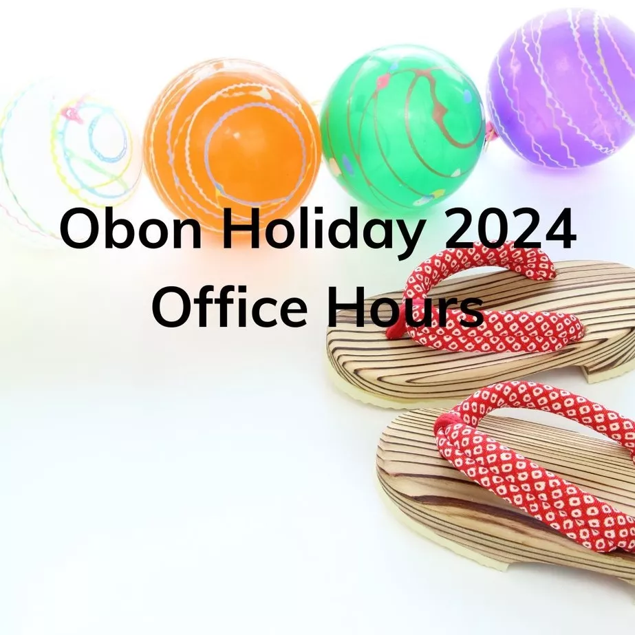 Obon Holiday 2024 Office Hours