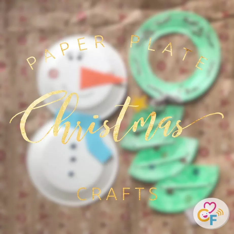 Paper Plate Christmas Crafts!
