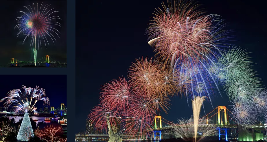Odaiba Rainbow Fireworks