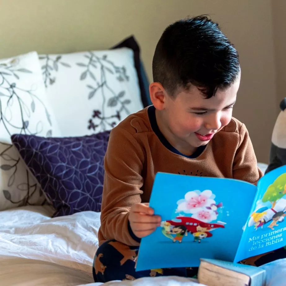 reading childrens book