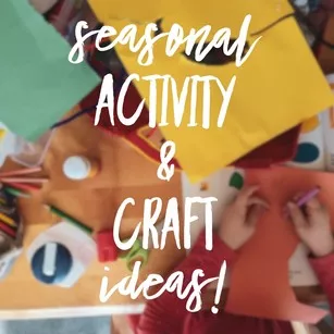 seasonal activity and craft ideas perfect for fall