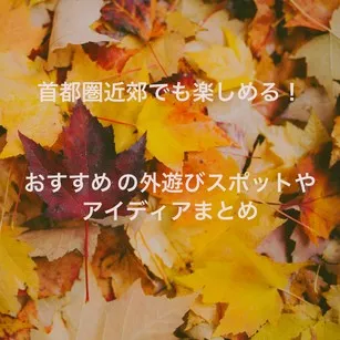 首都圏近郊でも楽しめる!おすすめの外遊びスポットやアイディアまとめ