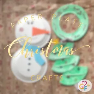 Paper Plate Christmas Crafts!