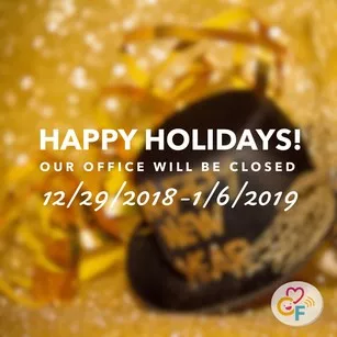 Notice of Office closure during new year holidays